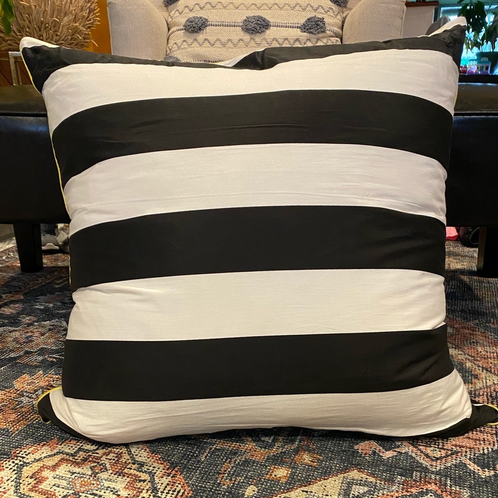 Indoor/Outdoor Striped Pillow
